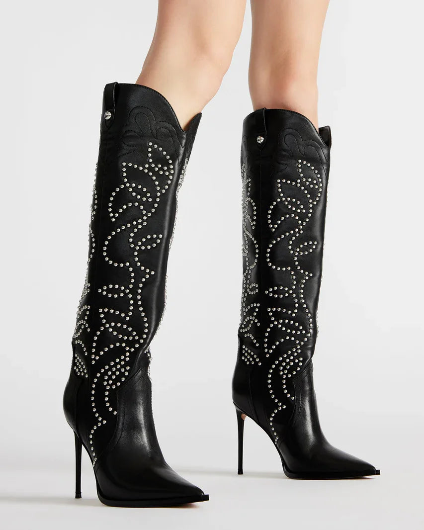 Villa Blvd Western Embroidered Cowgirl Boots ☛ Multiple Colors Available ☚