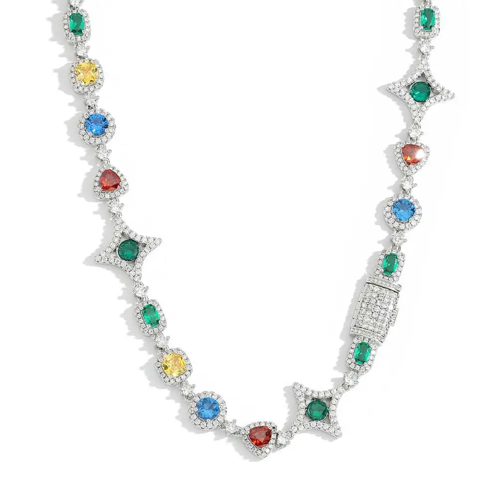 Villa Blvd Royal Crystal Gemstone Bracelet ☛ Multiple Sizes Available ☚