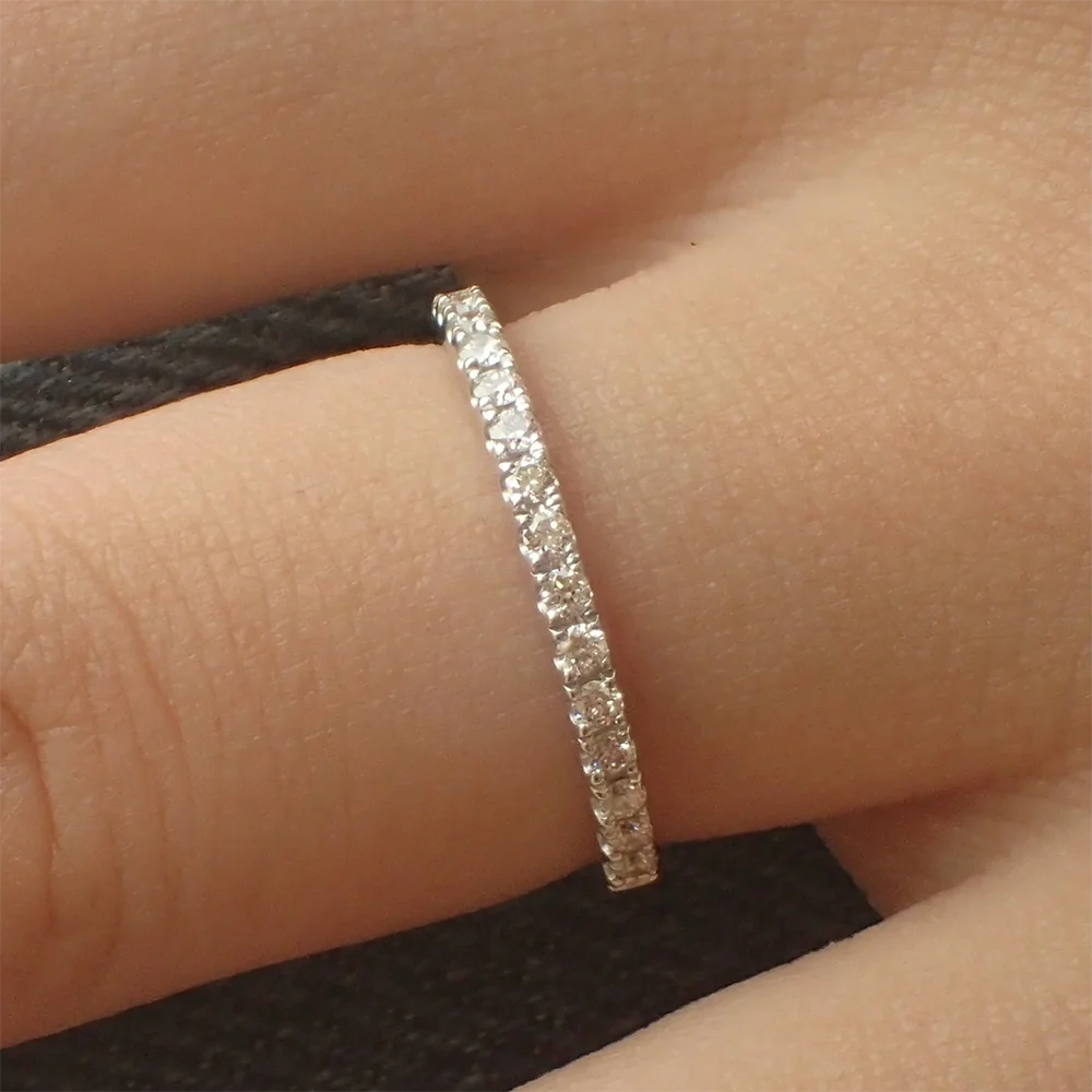Villa Blvd Micro Pave Moissanite Rings ☛ Multiple Colors Available ☚