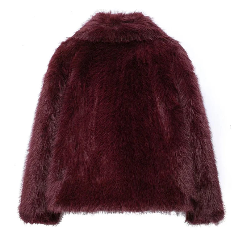 Villa Blvd Plush Faux Fur Coat ☛ Multiple Colors Available ☚