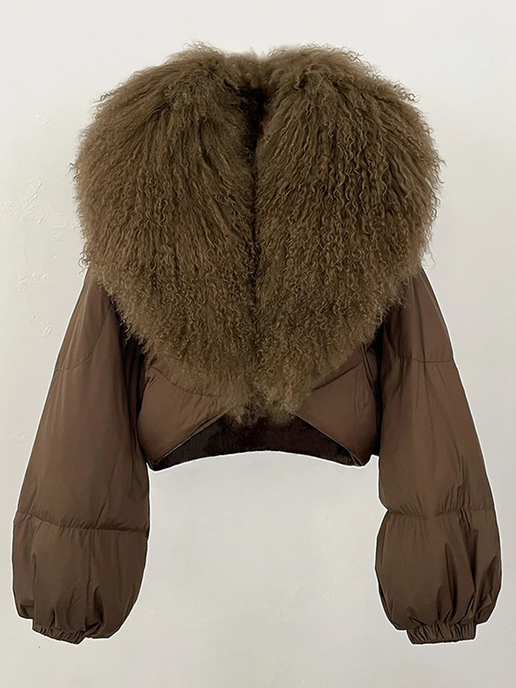 Villa Blvd Mongolia Fur Puffer Jacket ☛ Multiple Colors Available ☚