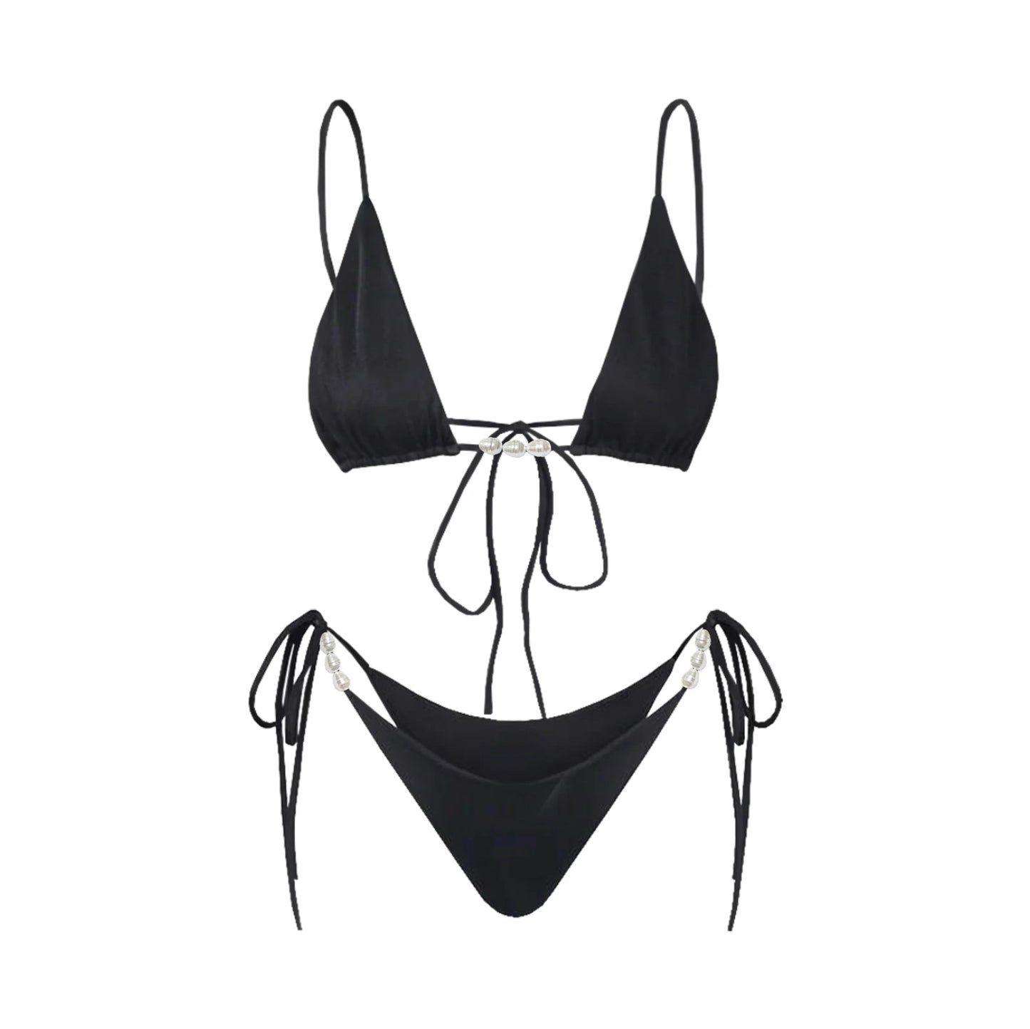 Villa Blvd Massif Bikini + Knit Pants Swimwear Set ☛ Multiple Colors Available ☚