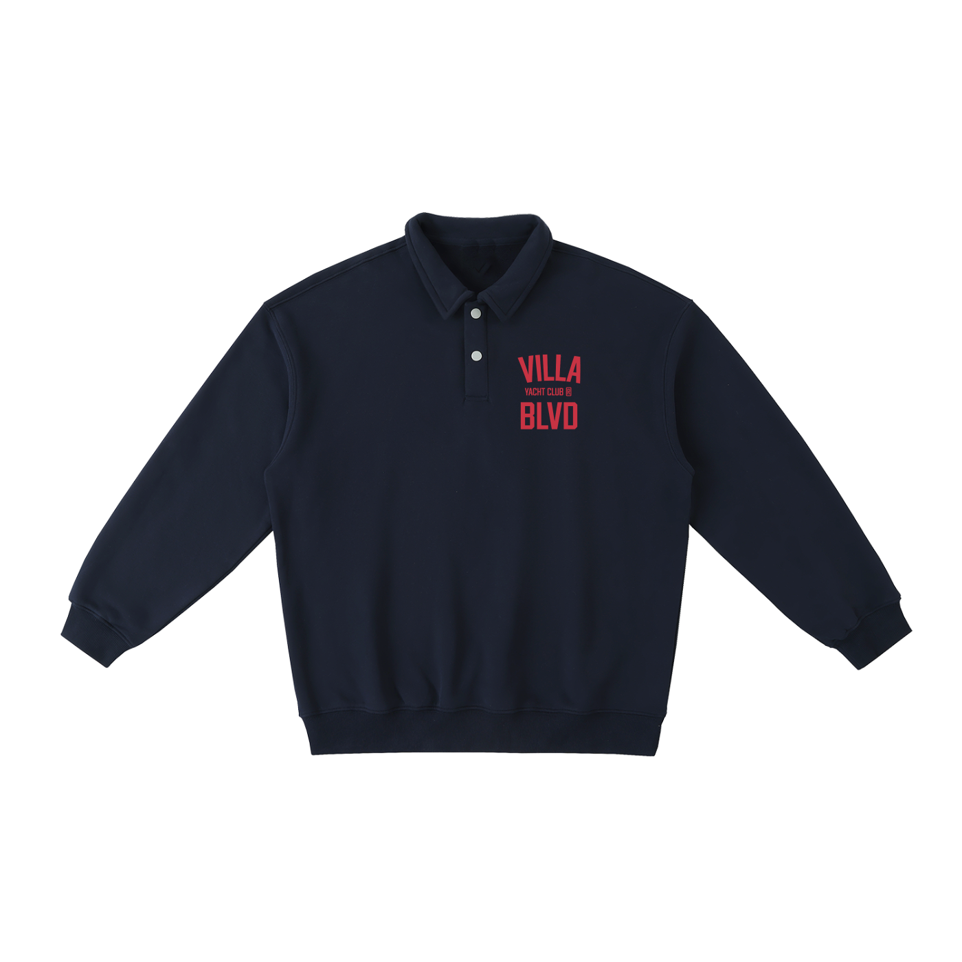 Villa Blvd Yacht Club® Polo Sweatshirt ☛ Multiple Colors Available ☚