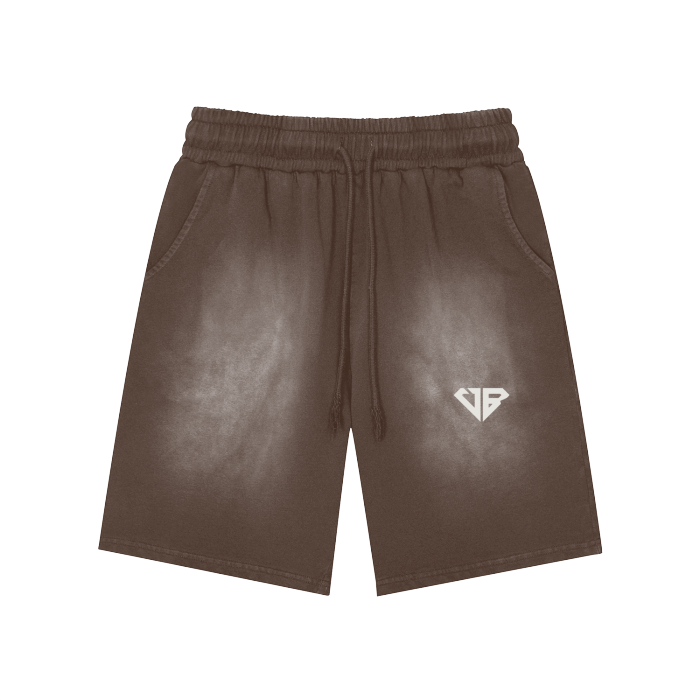 Villa Blvd ⱯPEX Diamond Centered Washed Shorts ☛ Multiple Colors Available ☚