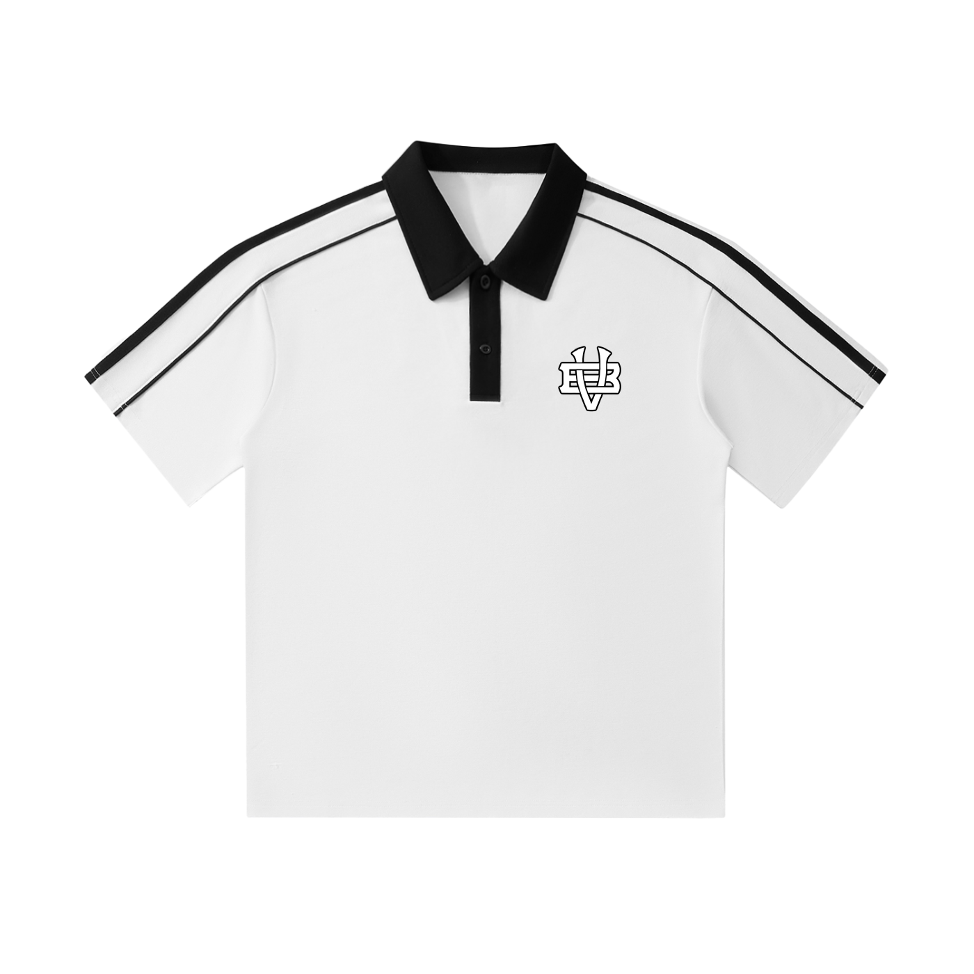 Villa Blvd Vintage Bold Contrast Polo Shirt