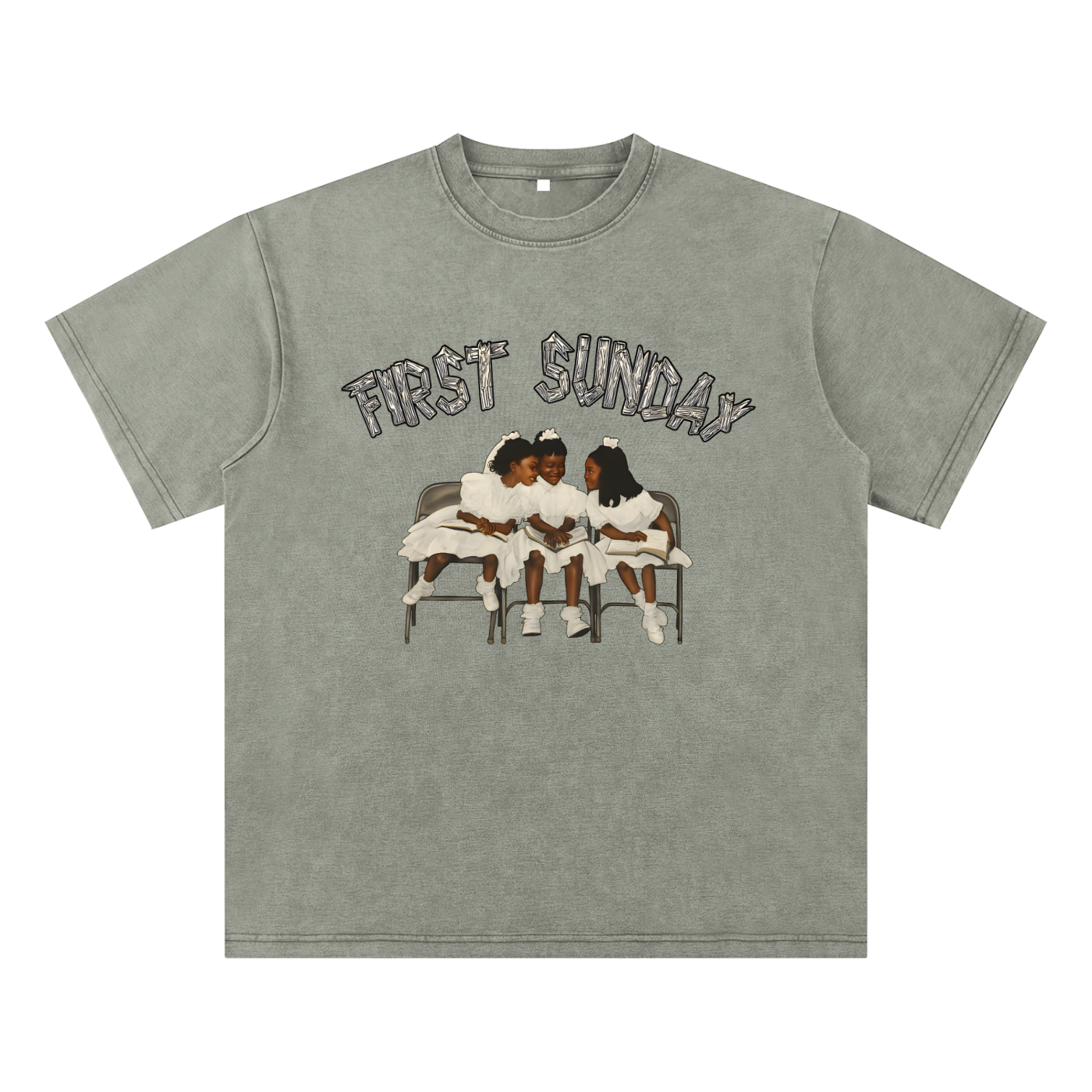 Villa Blvd First Sunday Acid Washed T-Shirt ☛ Multiple Colors Available ☚
