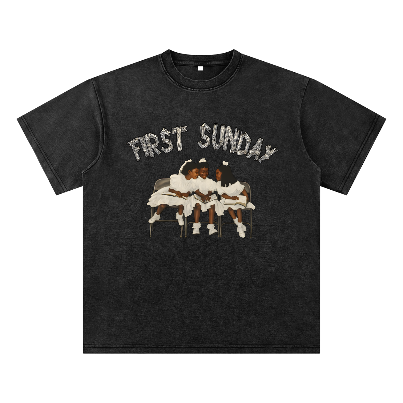 Villa Blvd First Sunday Acid Washed T-Shirt ☛ Multiple Colors Available ☚