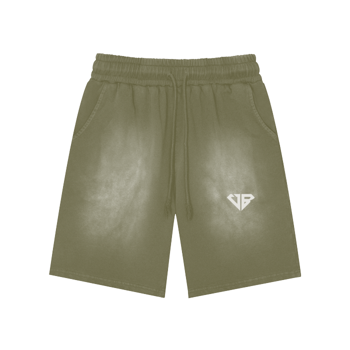 Villa Blvd ⱯPEX Diamond Centered Washed Shorts ☛ Multiple Colors Available ☚
