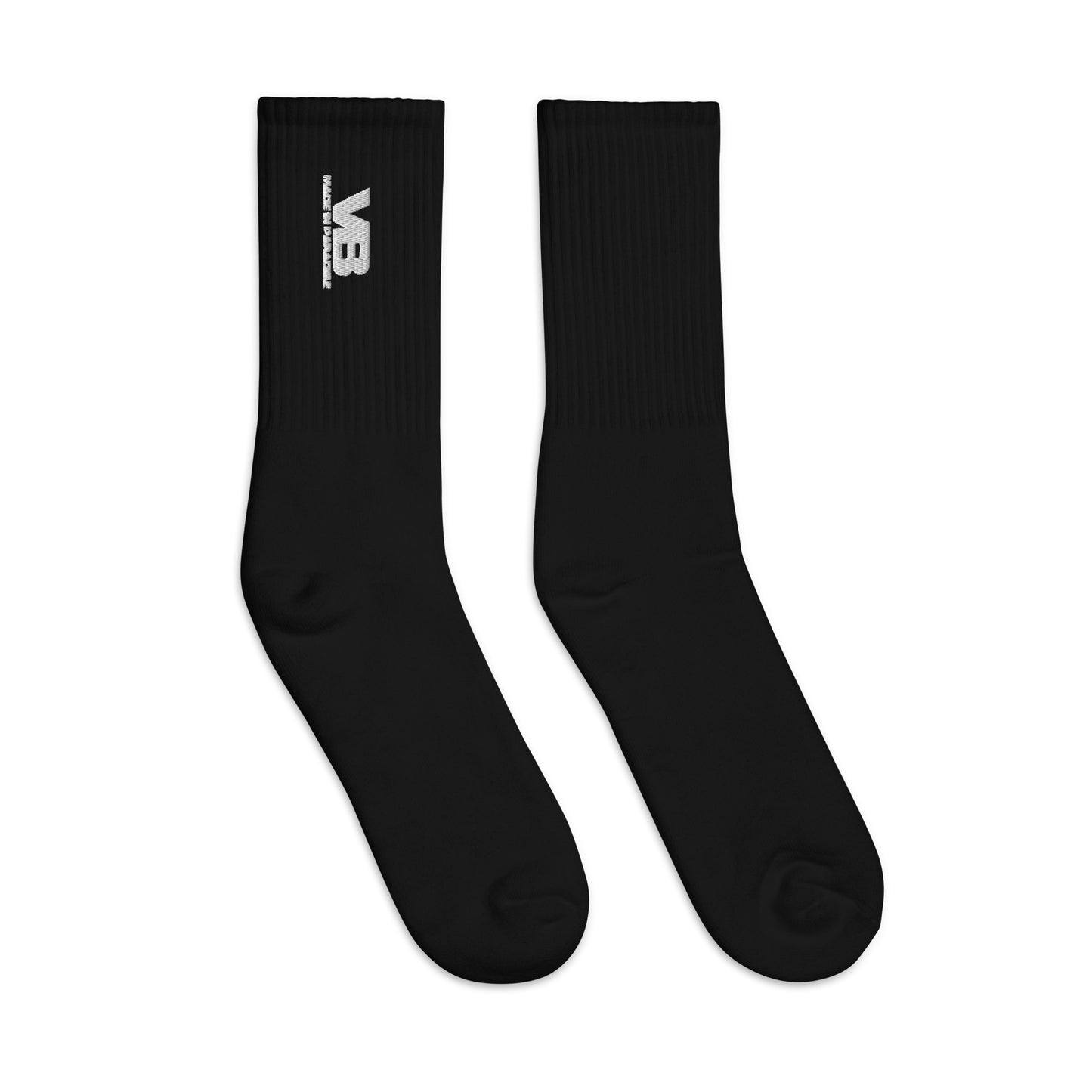 Villa Blvd Embroidered Socks