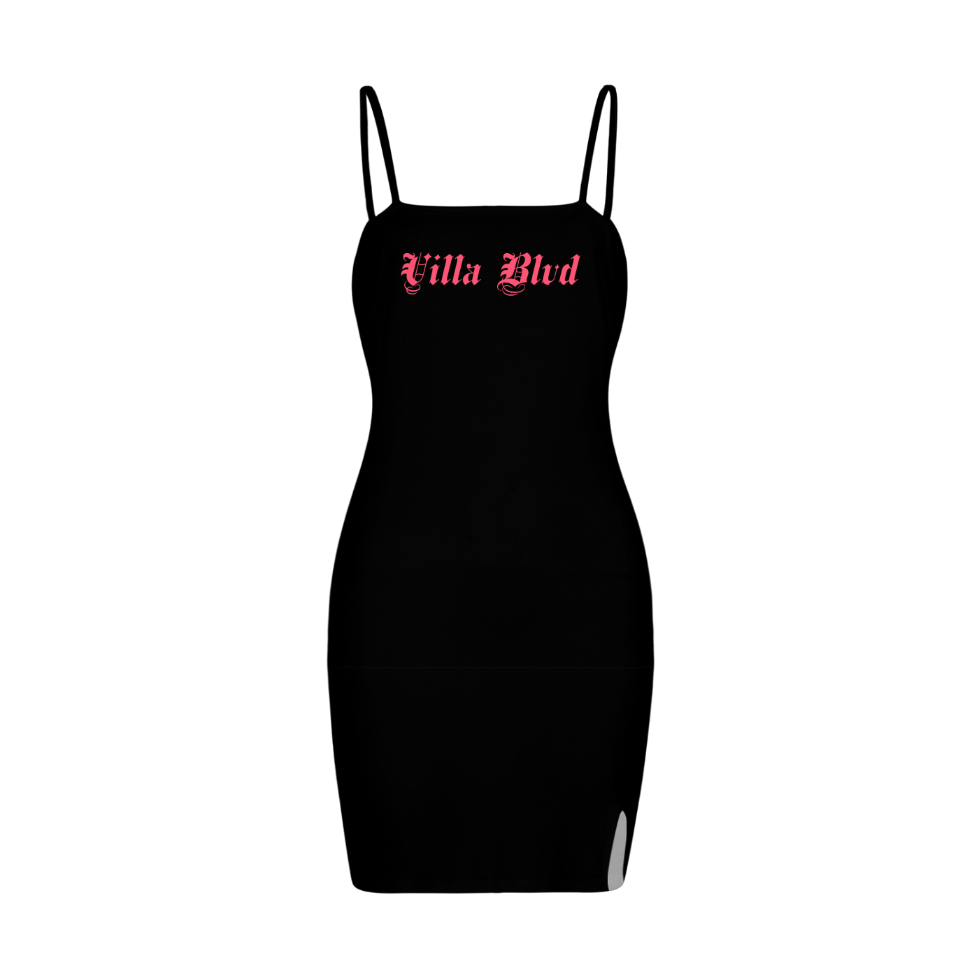 Villa Blvd Nox Romana Split Slide Cami Dress