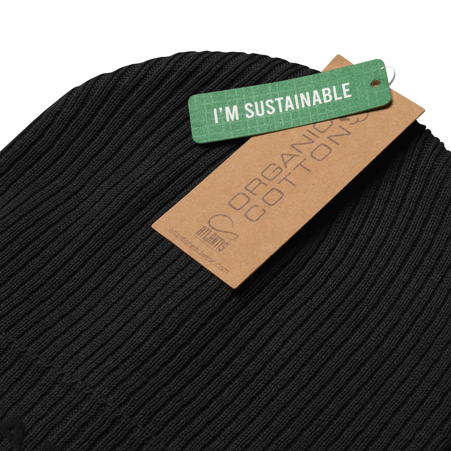 Villa Blvd Made in Paradise Organic Beanie - Black