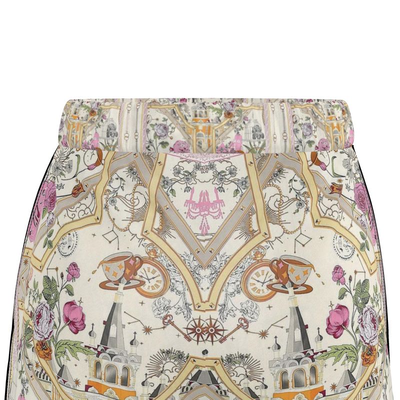 Villa Blvd Silk Fleur Carrée Pajama Shorts