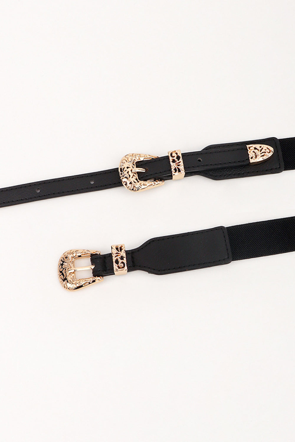 Double Buckle Elastic Belt ☛ Multiple Colors Available ☚