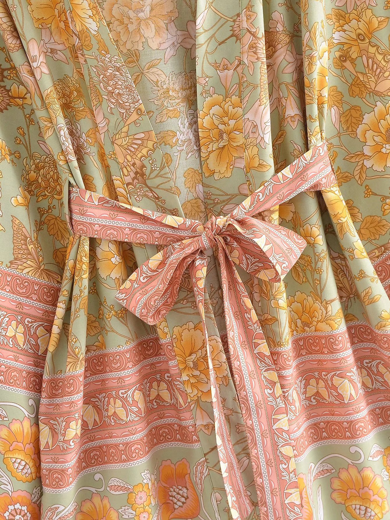 Villa Blvd Belted Kimono Dress ☛ Multiple Colors Available ☚