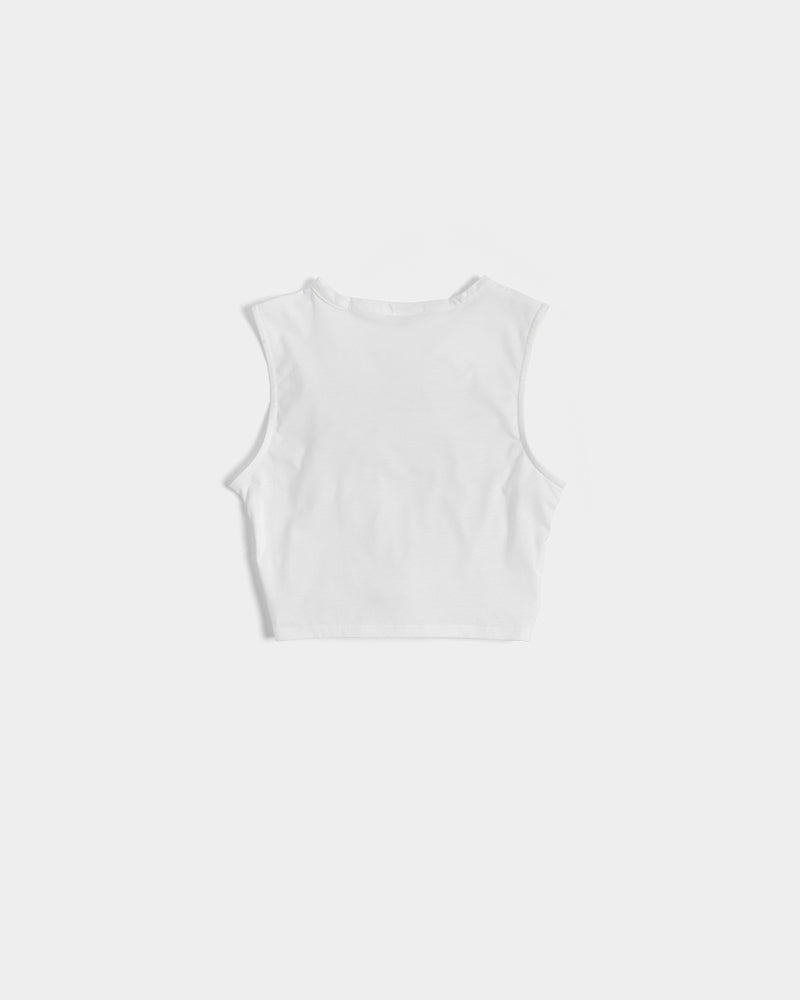 Villa Blvd Signature Palms Twist-Front Croptop