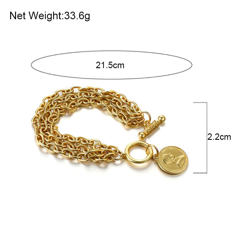 Villa Blvd Lucky Piece Bracelets ☛ Multiple Colors Available ☚