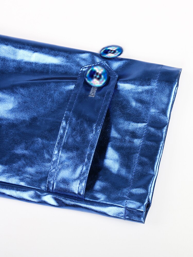 Villa Blvd Metallic Patent Leather Trench Coat ☛ Multiple Colors Available ☚