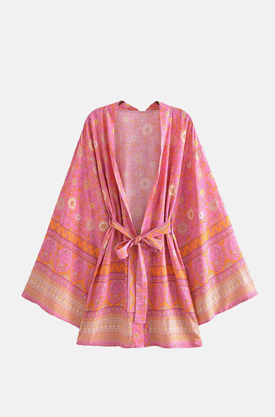 Villa Blvd Belted Kimono Dress ☛ Multiple Colors Available ☚
