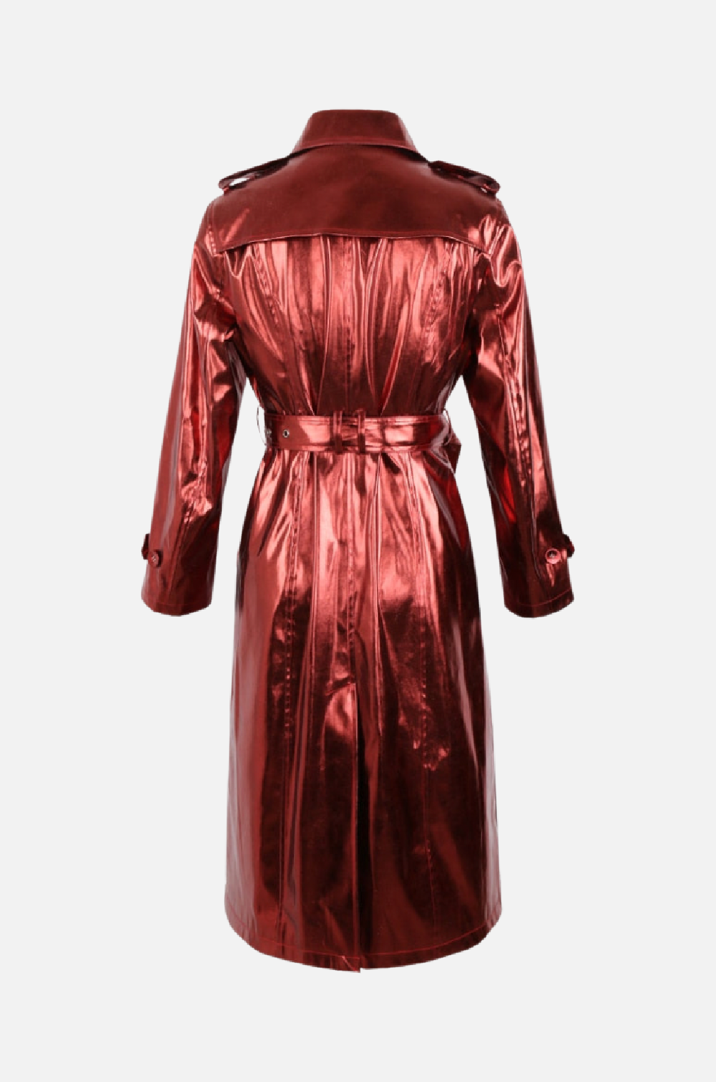 Villa Blvd Metallic Patent Leather Trench Coat ☛ Multiple Colors Available ☚