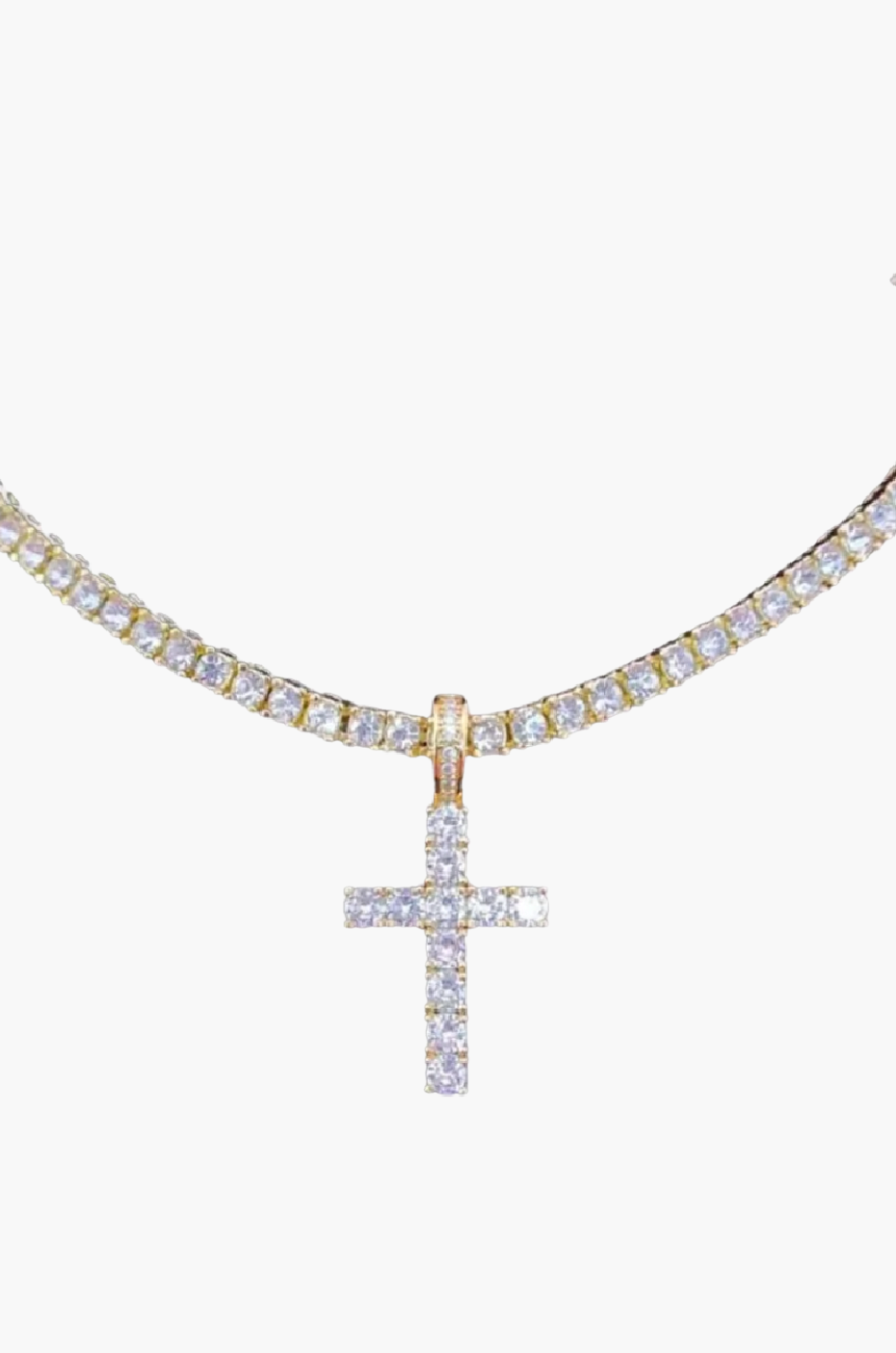 Villa Blvd Cross Pendant Necklace ☛ Multiple Colors Available ☚