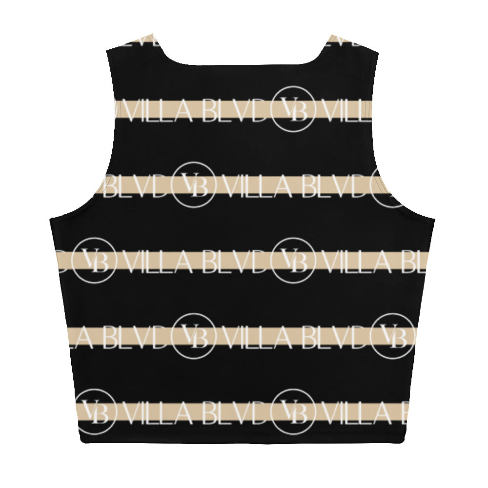 Villa Blvd Monogram Crop Top