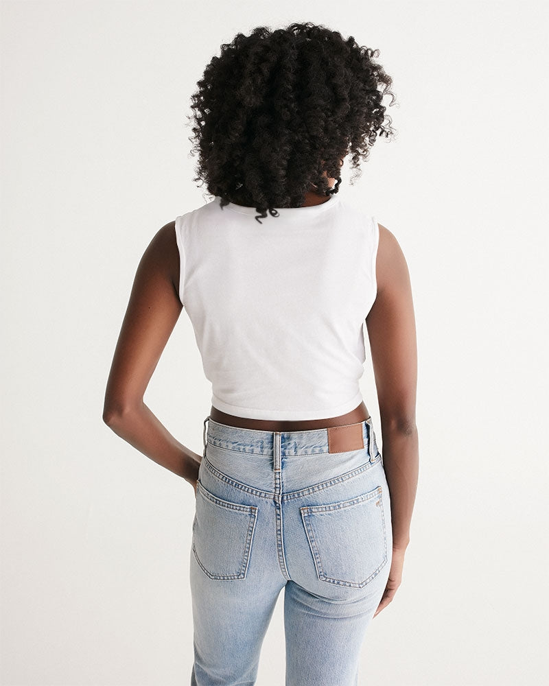 Villa Blvd Signature Palms Twist-Front Croptop