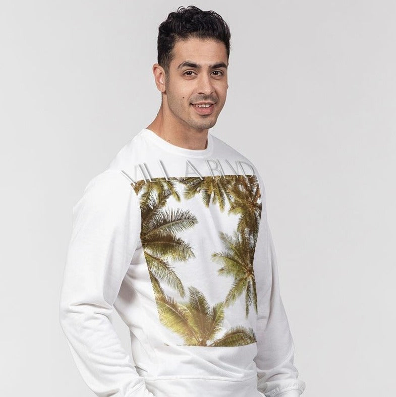 Villa Blvd Palm Tree 21' Classic French Terry Crewneck Pullover