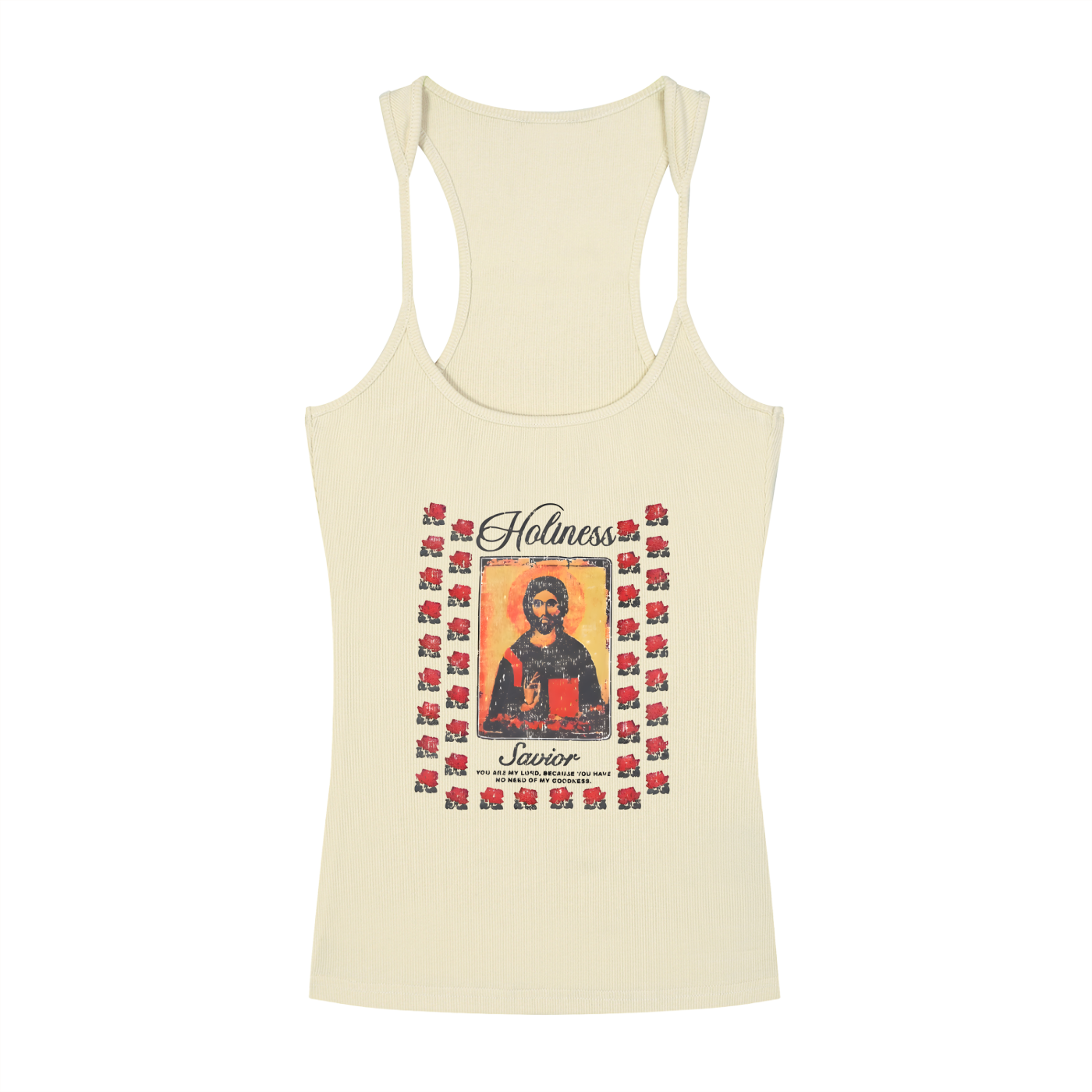 Villa Blvd Holiness Savior Gallery Racerback Tank Top ☛ Multiple Colors Available ☚