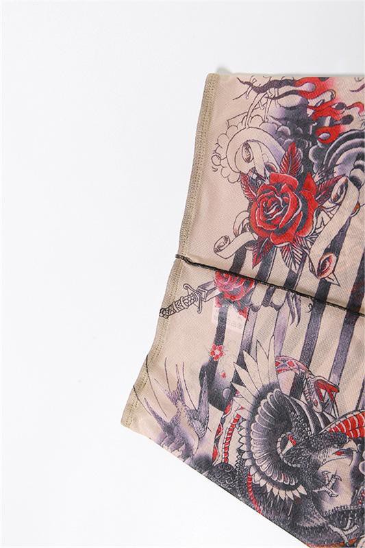 Villa Blvd Striped Ink Floral Set