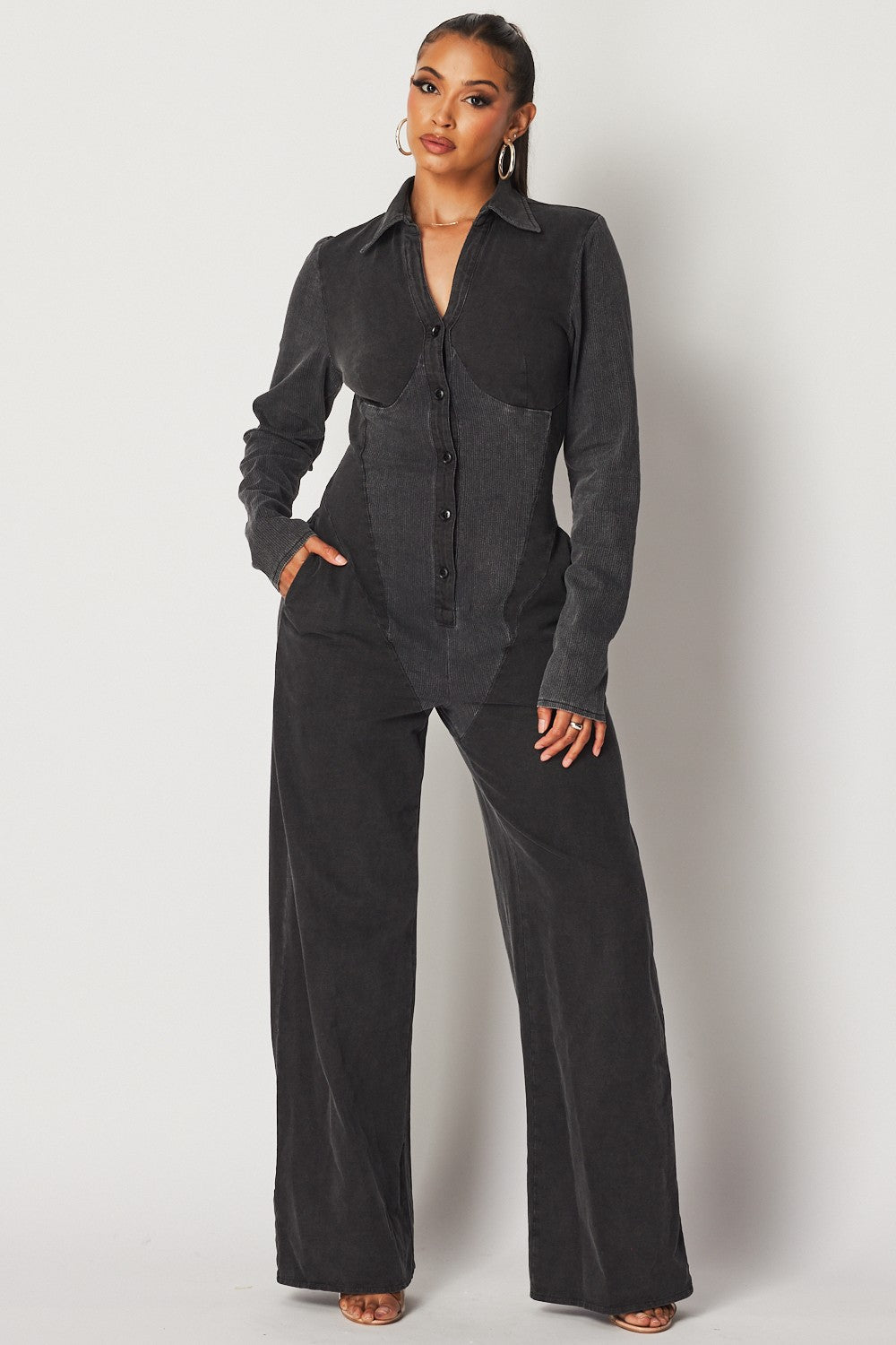 Villa Blvd ƎDEN Washed Knit Jumpsuit