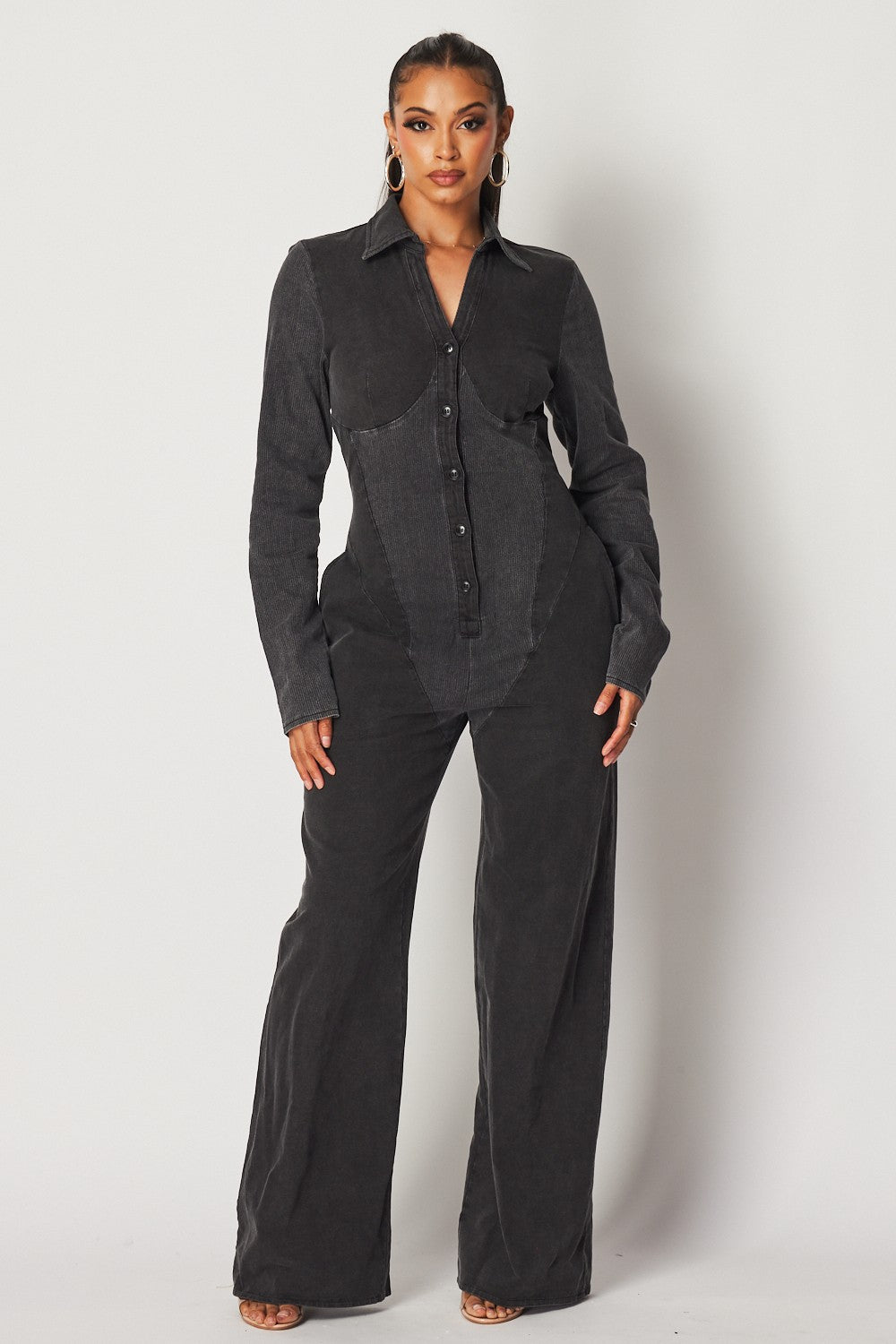 Villa Blvd ƎDEN Washed Knit Jumpsuit