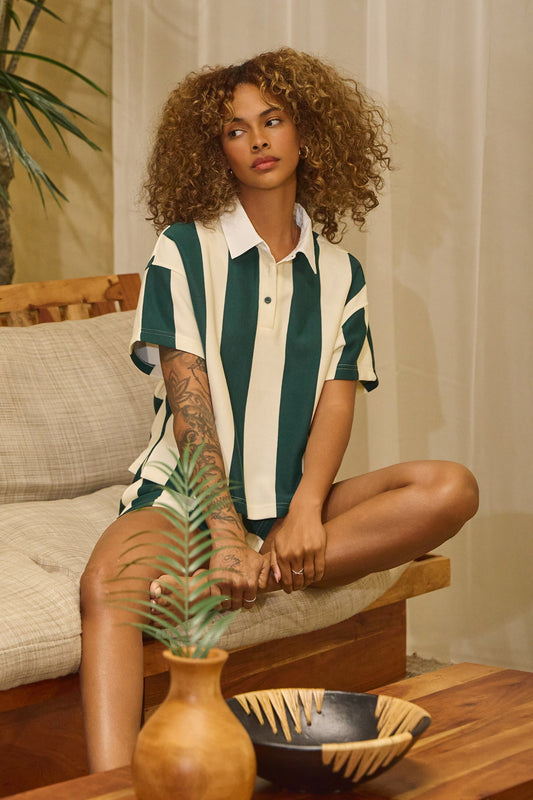 Villa Blvd The Striped Rugby Set