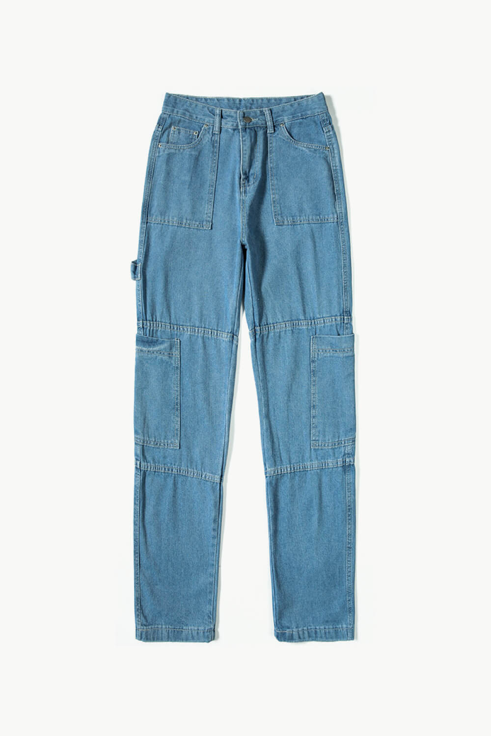 Villa Blvd High-Rise Wide Leg Cargo Jeans