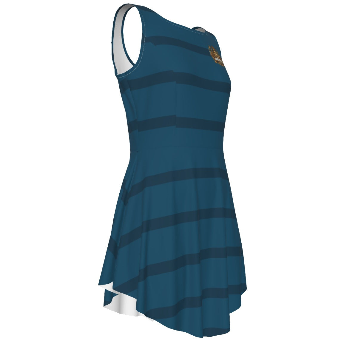 Villa Blvd Marina Nocturnal Striped Tank Dress