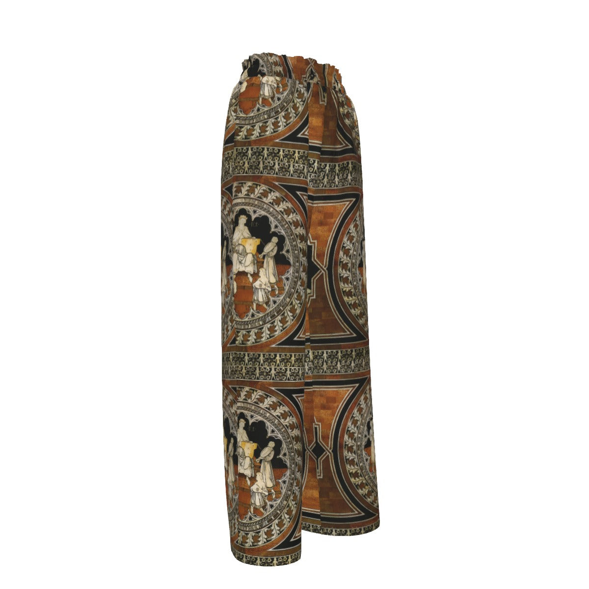 Villa Blvd Pavimento Silk Wide-Leg Pants