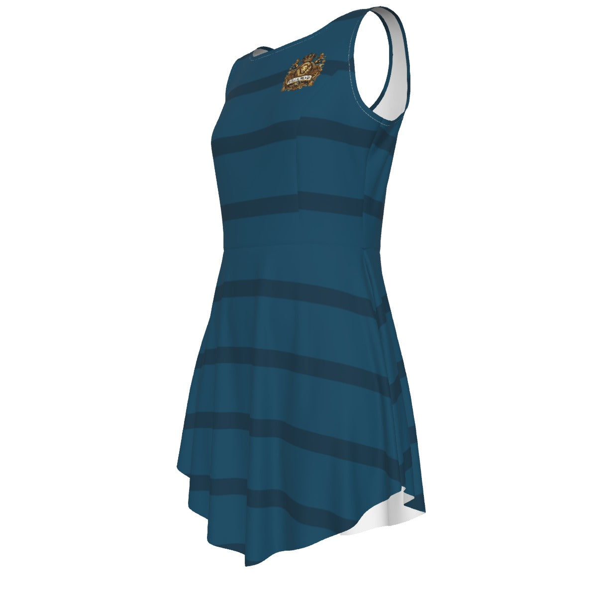 Villa Blvd Marina Nocturnal Striped Tank Dress