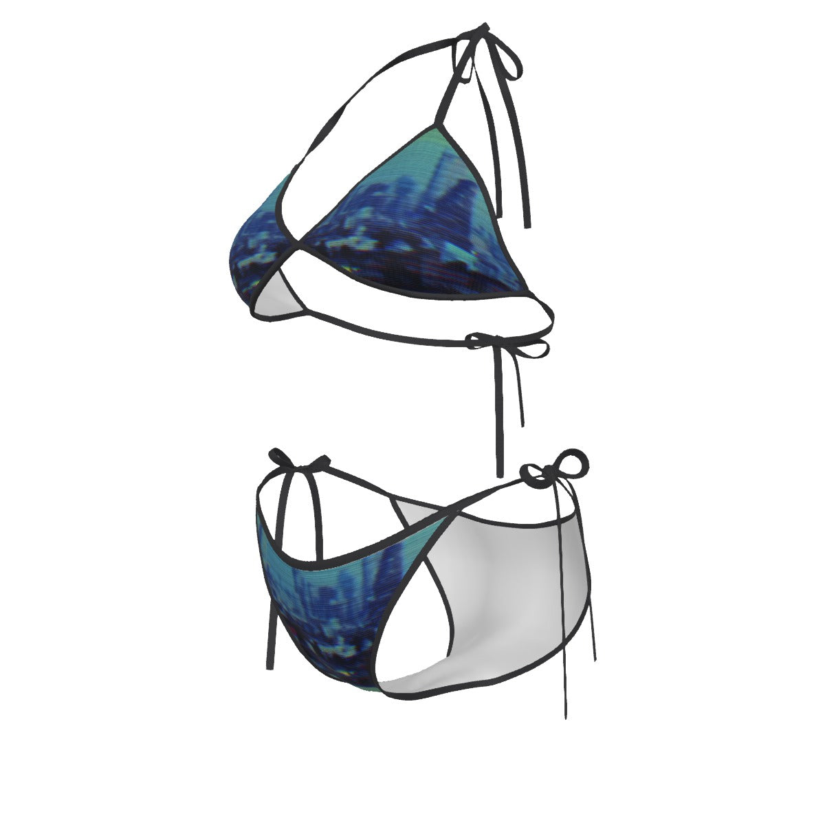 Villa Blvd City Glitch Bikini