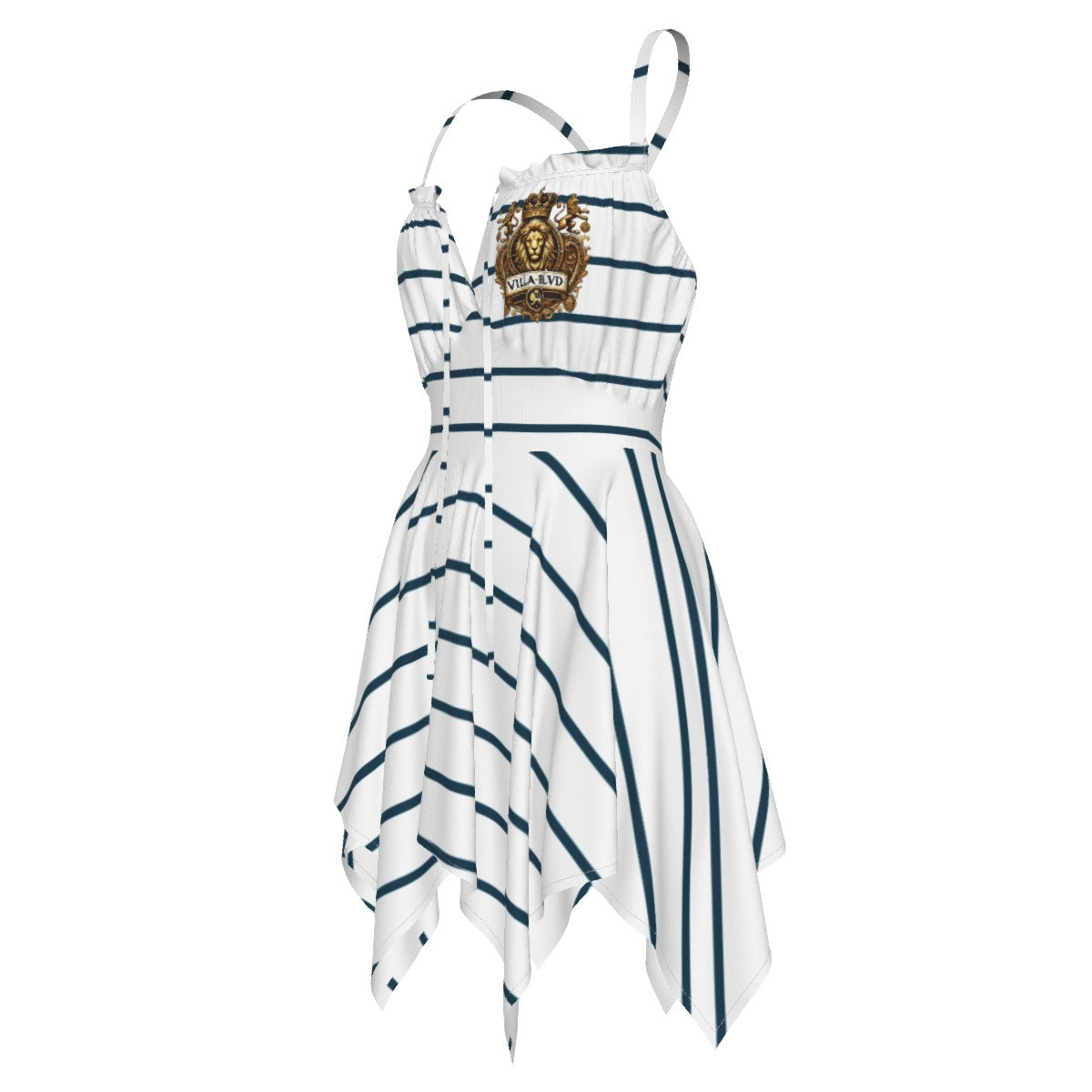 Villa Blvd Marina Nocturnal Striped Dress