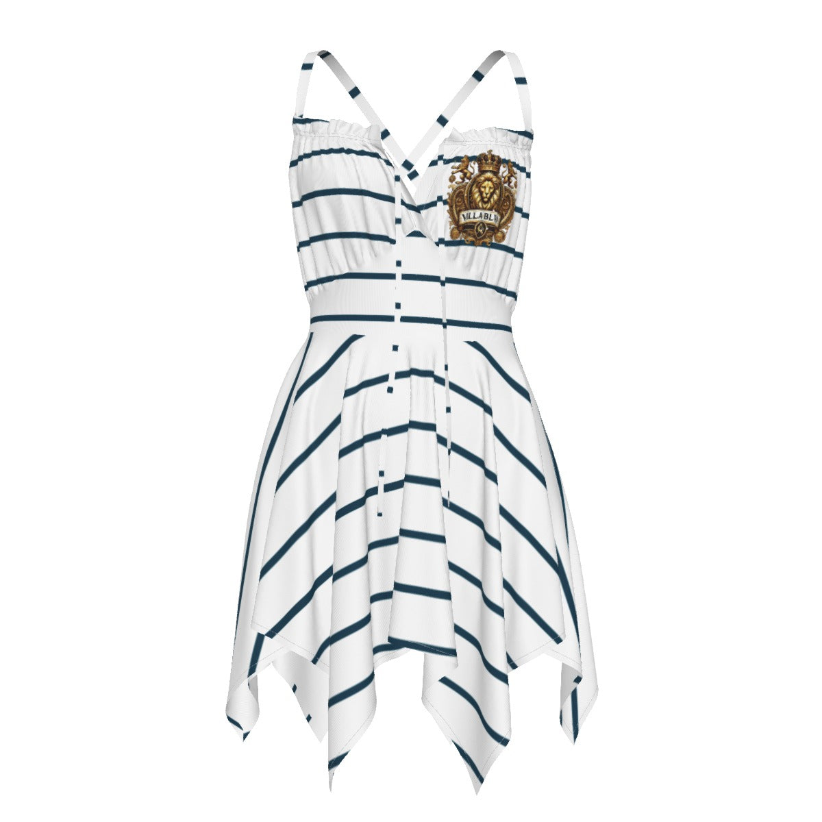 Villa Blvd Marina Nocturnal Striped Dress