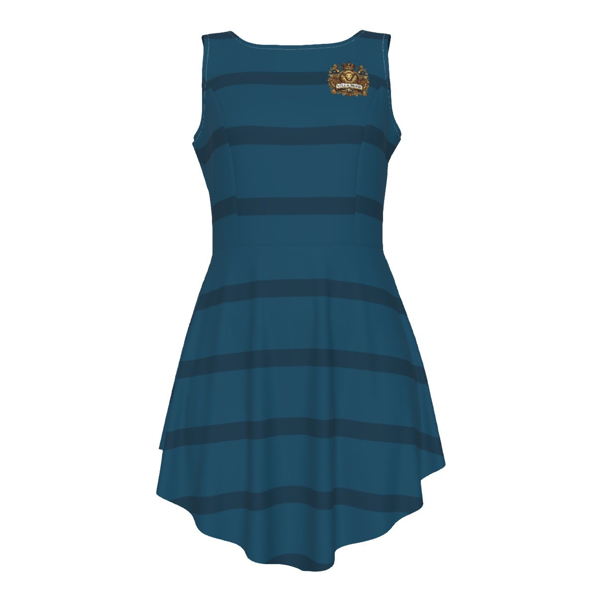 Villa Blvd Marina Nocturnal Striped Tank Dress