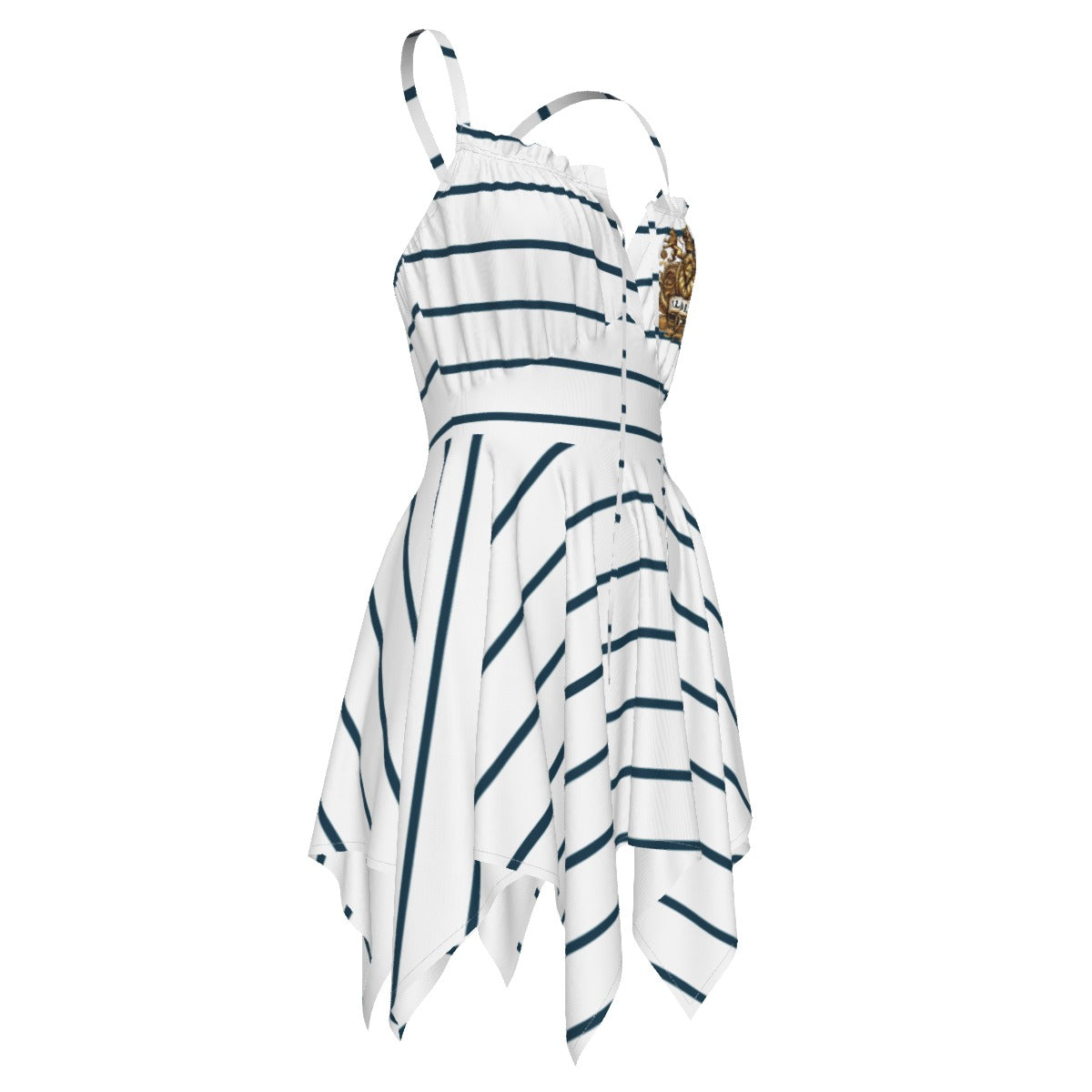 Villa Blvd Marina Nocturnal Striped Dress