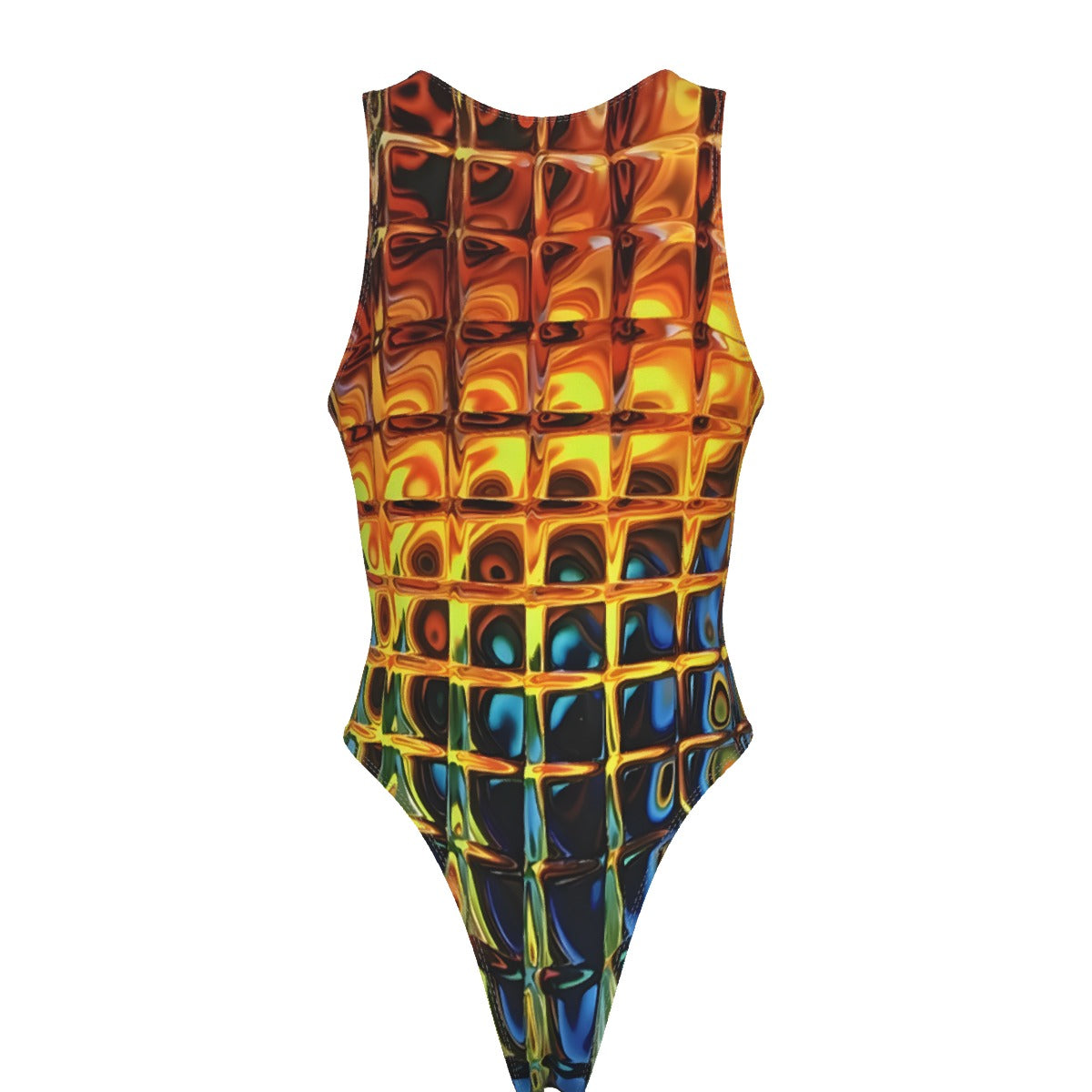 Villa Blvd Metallic Glass Bodysuit