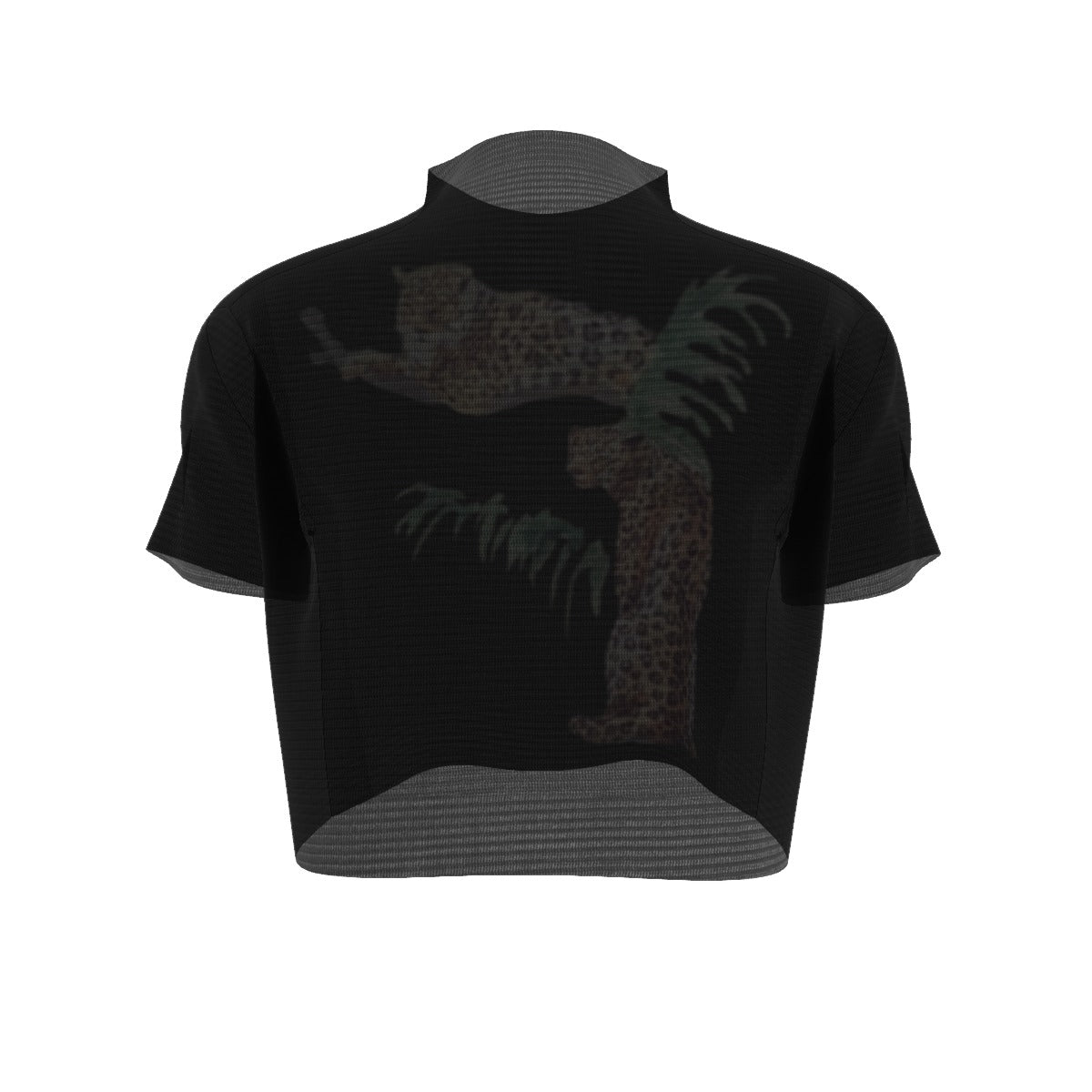 Villa Blvd Arbor Feline Mesh Crop Top