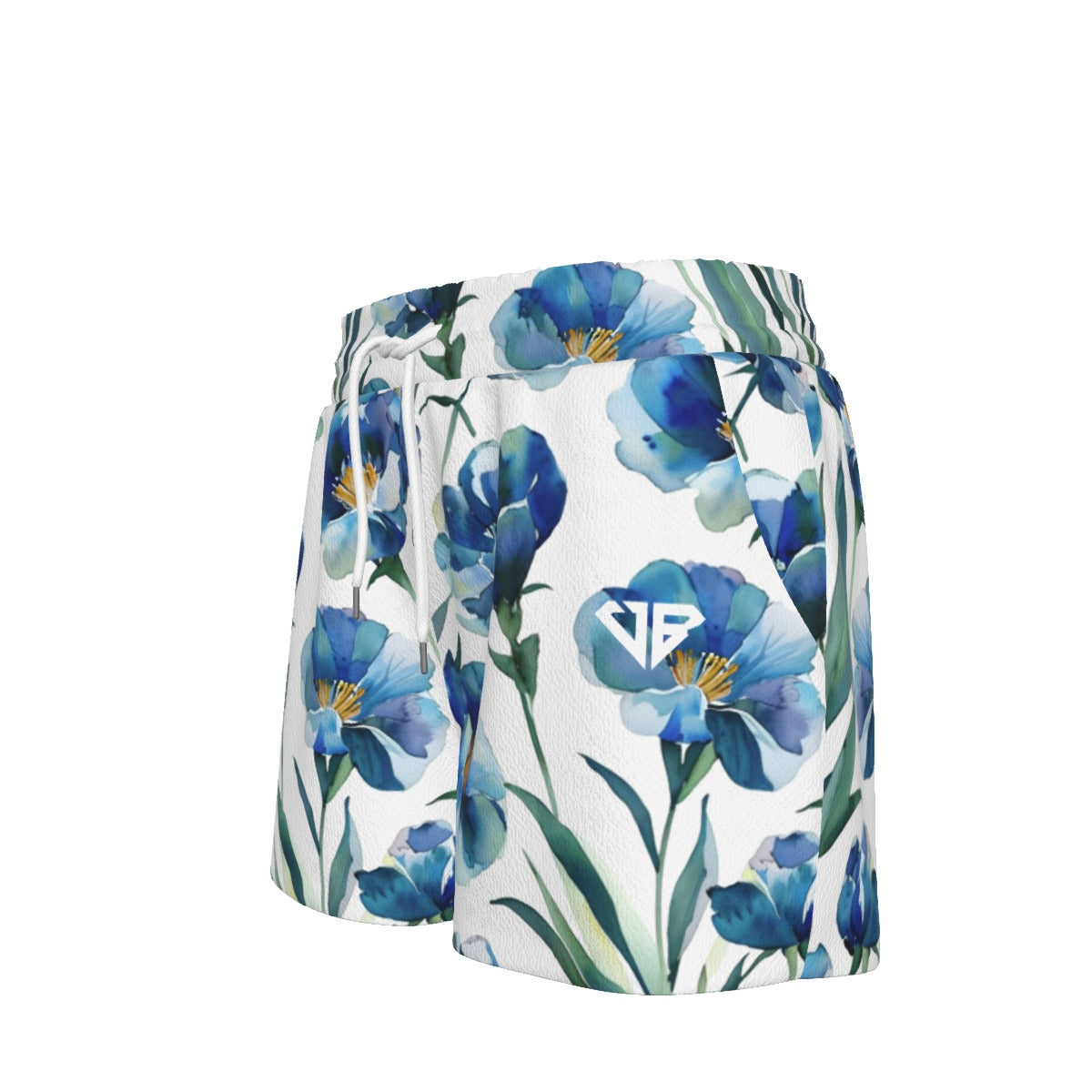 Villa Blvd ⱯPEX Diamond Mulberry Floral Accent Shorts