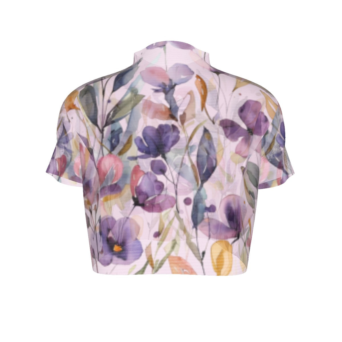 Villa Blvd ⱯPEX Diamond Indigo Floral Accent Crop Top