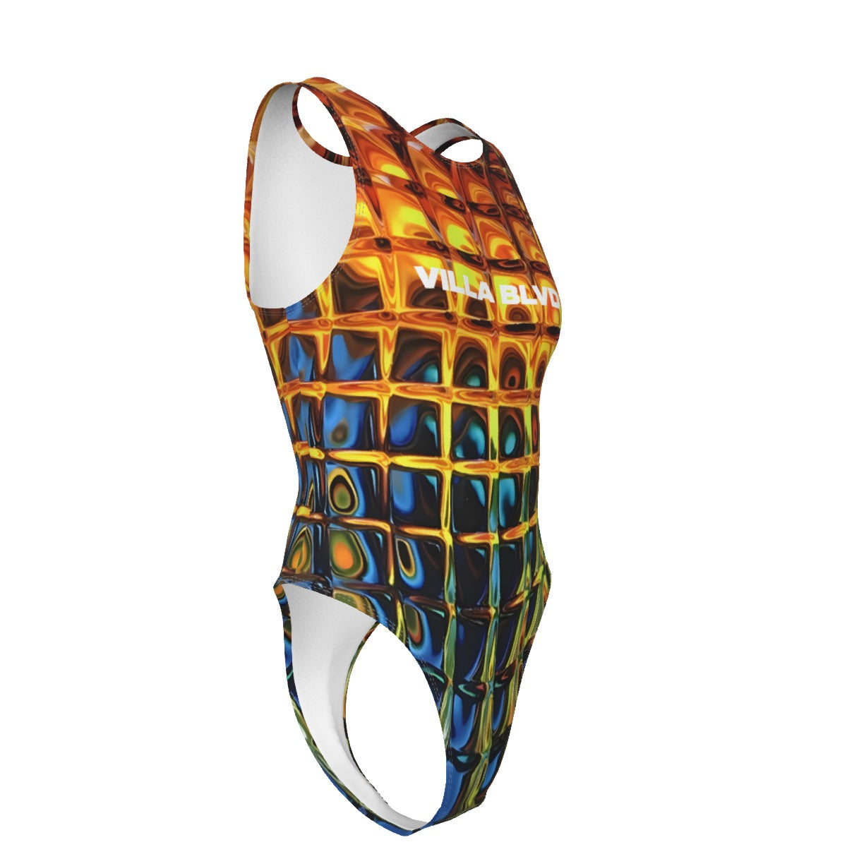 Villa Blvd Metallic Glass Bodysuit