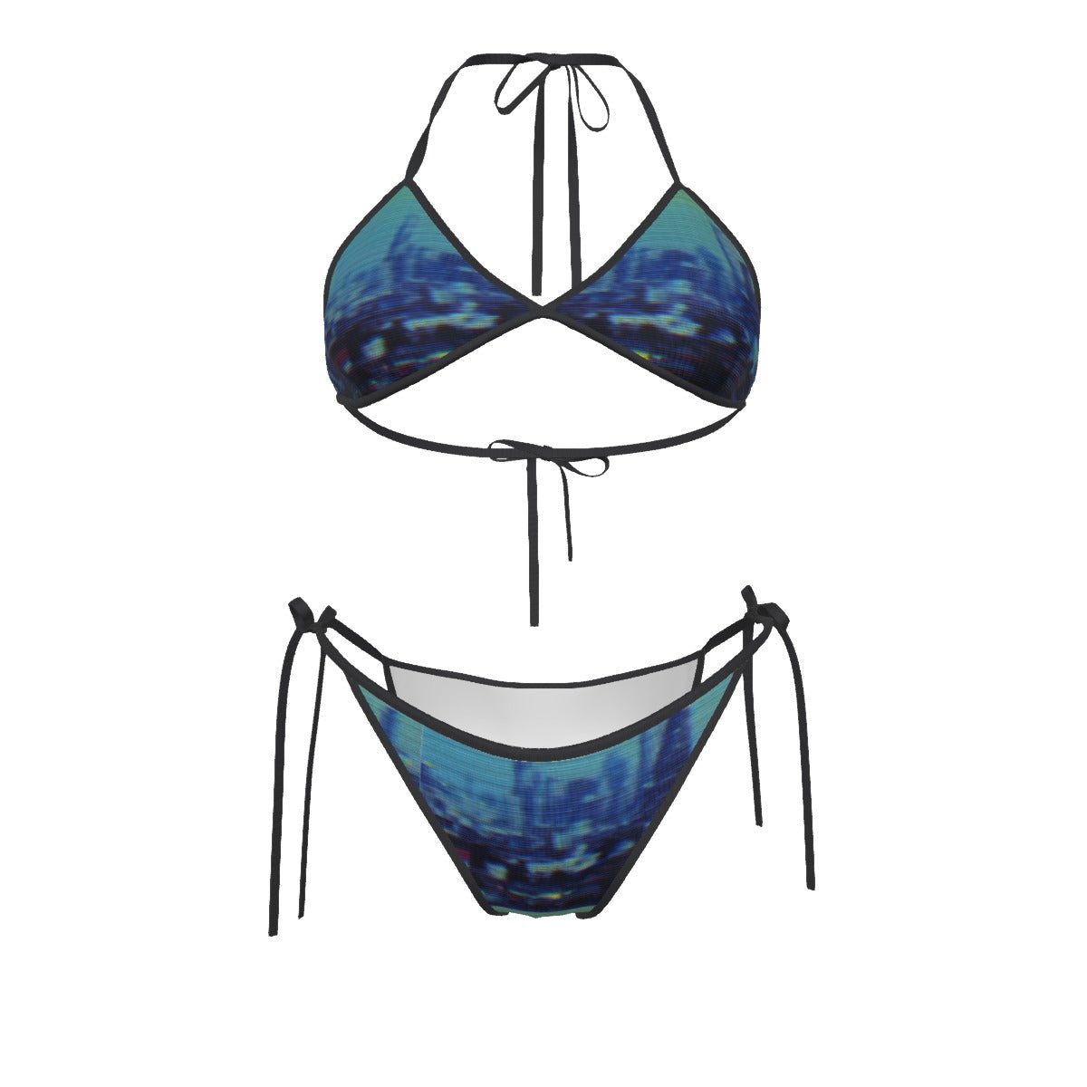 Villa Blvd City Glitch Bikini