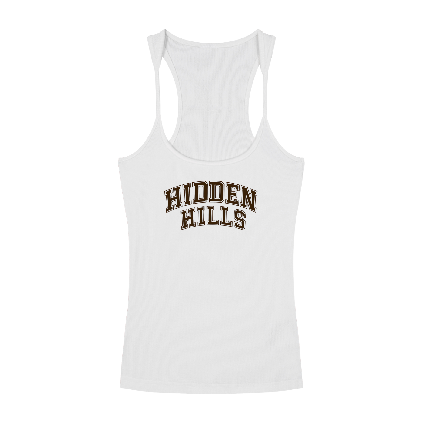 Villa Blvd x Hidden Hills Racerback Tank Top
