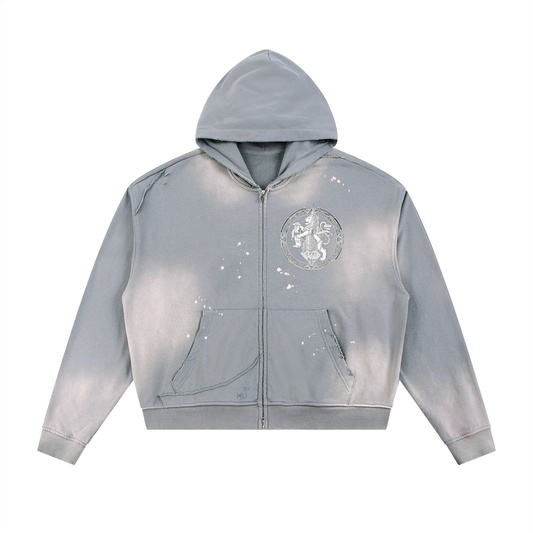Villa Blvd The Lion's Seal Fleece Zip Hoodie ☛ Multiple Colors Available ☚