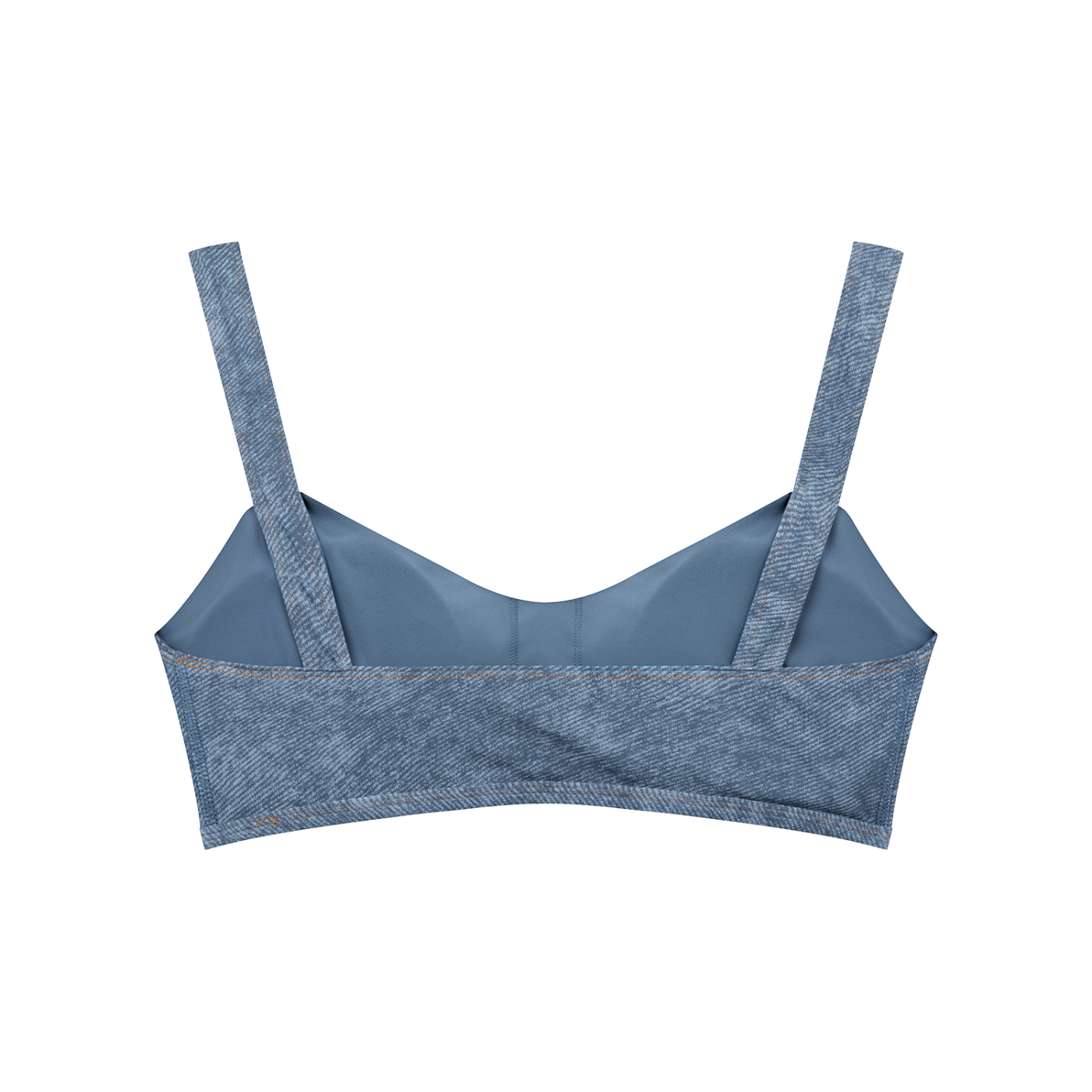 Villa Blvd Denim Imprimer Sports Bra ☛ Multiple Colors Available ☚